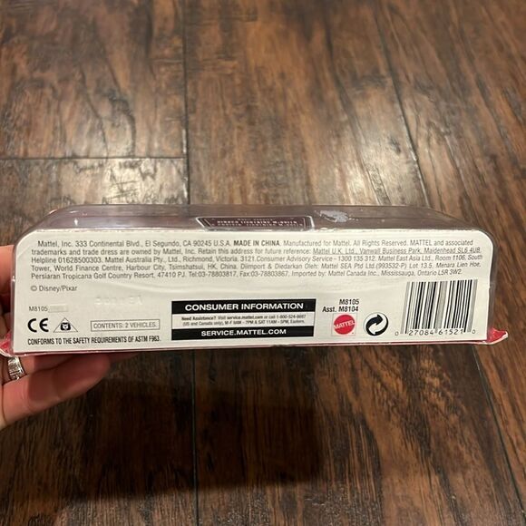 Disney Cars Movie Doubles Dinoco Lightning Blue & Cruisin' Toy Die Cast Set new - Picture 6 of 7